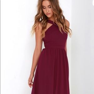 Burgundy Maxi Dress